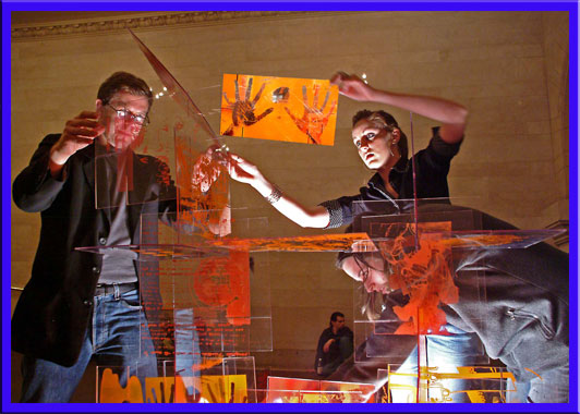 Parson's School of Design action photo of students